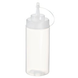 Squeeze bottle - per salse - 500 ml - trasparente - Leone