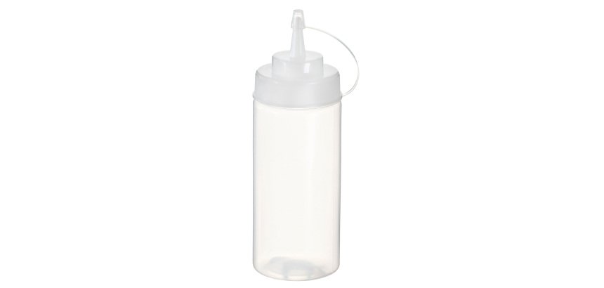 Squeeze bottle - per salse - 500 ml - trasparente - Leone