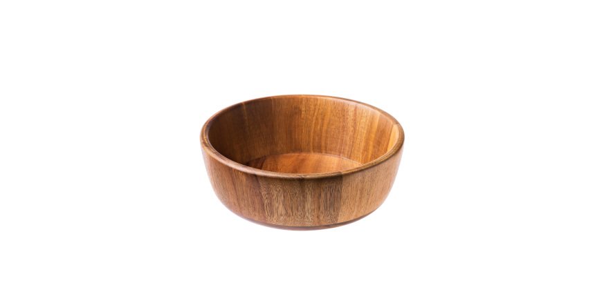 Insalatiera - 21 x 7 cm - legno di acacia - Leone
