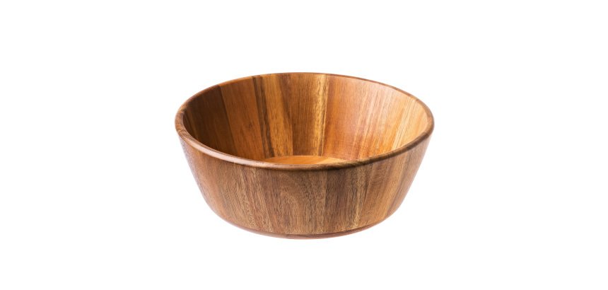 Insalatiera - 25 x 9 cm - legno di acacia - Leone