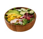 Insalatiera - 25 x 9 cm - legno di acacia - Leone