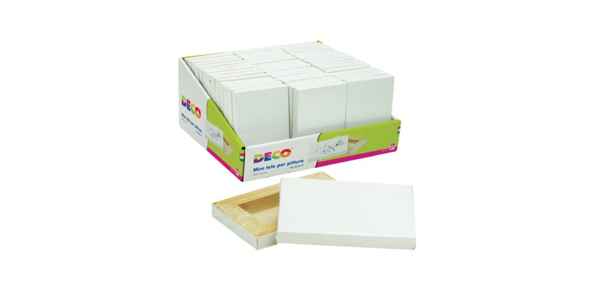 Mini tela - 6,3 x 9 cm - Deco - conf. 45 pezzi