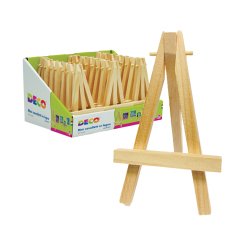 Mini cavalletto - 7 x 12 cm - legno - Deco - conf. 24 pezzi