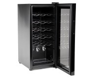 Cantinetta Vermentino 18C - per 18 bottiglie - 34,5 x 45 x 77 cm - nero - Hom-io