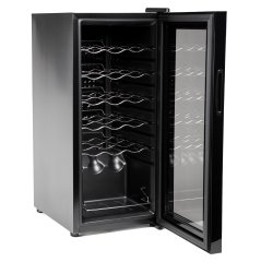 Cantinetta Vermentino 18C - per 18 bottiglie - 34,5 x 45 x 77 cm - nero - Hom-io