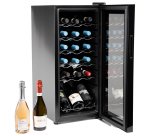 Cantinetta Vermentino 18C - per 18 bottiglie - 34,5 x 45 x 77 cm - nero - Hom-io