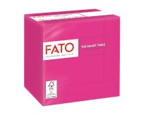 Tovagliolo - carta - 24 x 24 cm - 2 veli - fucsia - Fato - conf. 100 pezzi