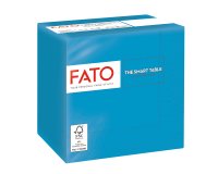 Tovagliolo - carta - 24 x 24 cm - 2 veli - turchese - Fato - conf. 100 pezzi