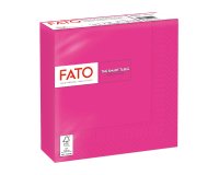 Tovagliolo - carta - 33 x 33 cm - 2 veli - fucsia - Fato - conf. 50 pezzi