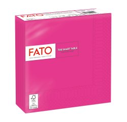 Tovagliolo - carta - 33 x 33 cm - 2 veli - fucsia - Fato - conf. 50 pezzi