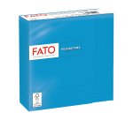 Tovagliolo - carta - 33 x 33 cm - 2 veli - turchese - Fato - conf. 50 pezzi