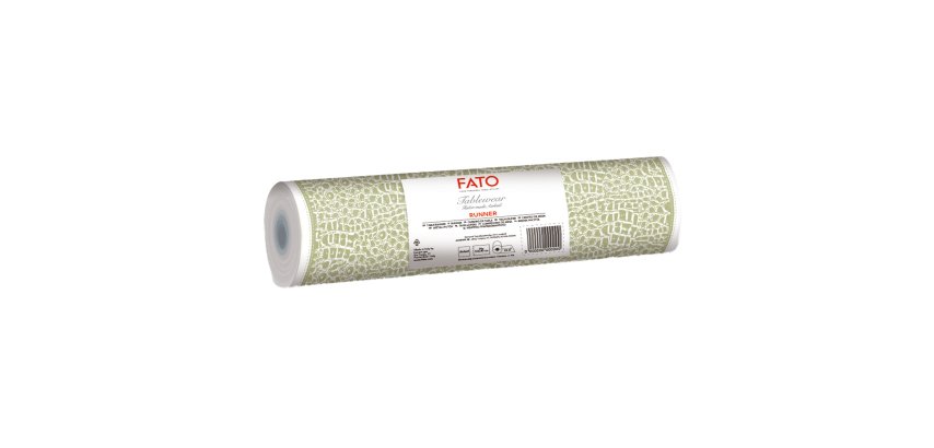 Runner linea AirLaid - 0,40 x 24 mt - Croc Skin salvia - Fato