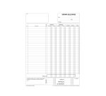 Blocco buste nota spese - staccabili - 23 x 16 cm - Data Ufficio - conf. 25 buste