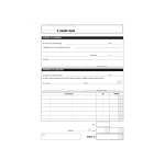 Blocco buste nota spese - staccabili - 23 x 16 cm - Data Ufficio - conf. 25 buste
