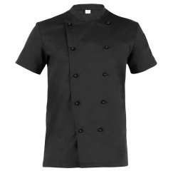 Giacca cuoco Tommaso - da uomo - manica corta - taglia S - nero - Giblor's