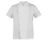 Giacca cuoco Tommaso - da uomo - manica corta - taglia S - bianco - Giblor's