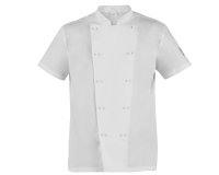 Giacca cuoco Tommaso - da uomo - manica corta - taglia S - bianco - Giblor's