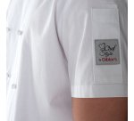 Giacca cuoco Tommaso - da uomo - manica corta - taglia S - bianco - Giblor's