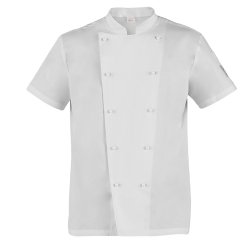 Giacca da cuoco Giblor's Tommaso, bianco