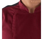 Giacca cuoco Raul - da uomo - manica lunga - taglia M - bordeaux - Giblor's