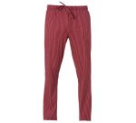 Pantalone da cuoco Giblor's Enrico, gessato bordeaux