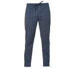 Pantalone da cuoco Giblor's Enrico, gessato blu