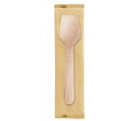 Palettina gelato monouso in legno - imbustata singolarmente - 9,6 cm - Signor Bio - conf. 2000 pezzi