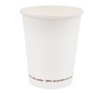 Bicchiere in carta - 250 ml - bianco - Signor Bio - conf. 50 pezzi
