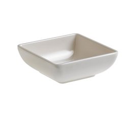 Ciotolina quadrata fingerfood - 7,5 x 7,5 x 2,7 cm - melamina - bianco - Leone