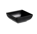 Ciotolina quadrata fingerfood - 7,5 x 7,5 x 2,7 cm - melamina - nero - Leone