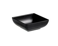 Ciotolina quadrata fingerfood - 7,5 x 7,5 x 2,7 cm - melamina - nero - Leone