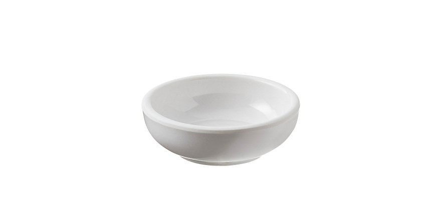 Ciotolina tonde fingerfood - Ø 7 x 3,5 cm - melamina - bianco - Leone