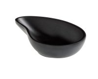 Ciotola a goccia fingerfood - 10 x 6,5 x 2,4 cm - melamina - nero - Leone