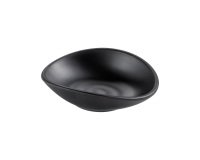 Coppetta in melamina - 13 x 11 x 3,5 cm - nero - Leone