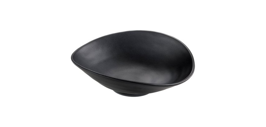 Coppetta in melamina - 18 x 15 x 5,5 cm - nero - Leone