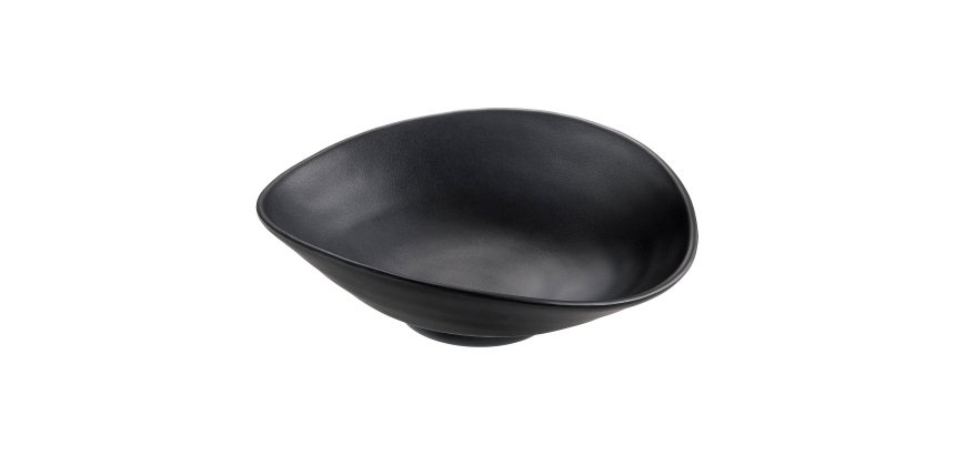 Coppetta in melamina - 18 x 15 x 5,5 cm - nero - Leone