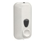 Dispenser sapone Woodplastic - murale - capacità 0,55 L - bianco - Mar Plast