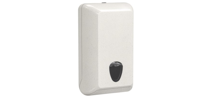 Dispenser carta igienica Woodplastic - interfogliata - piegati a V e Z - 30 x 13,2 x 17 cm - 550/450 fogli - bianco - Mar Plast