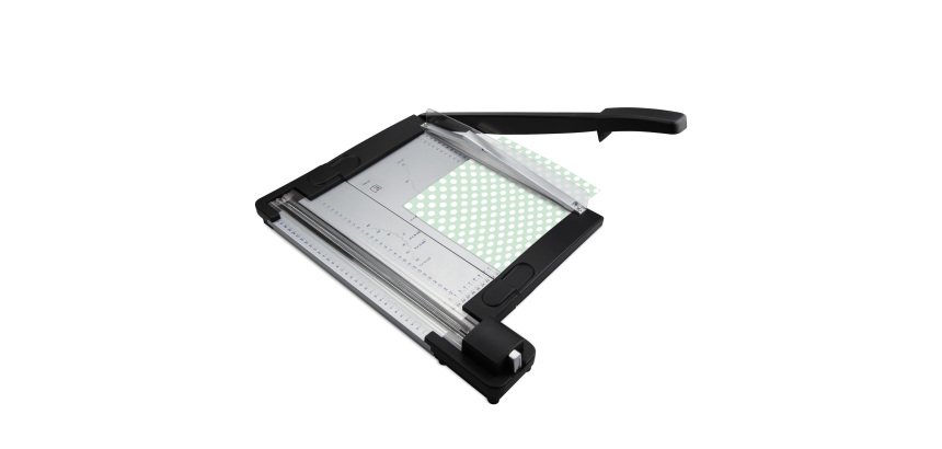 Taglierina Homeoffice 2in1 - lama rotante + ghigliottina - A4 - grigio/nero - Titanium