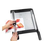 Taglierina Homeoffice 2in1 - lama rotante + ghigliottina - A4 - grigio/nero - Titanium