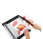 Taglierina Homeoffice 2in1 - lama rotante + ghigliottina - A4 - grigio/nero - Titanium