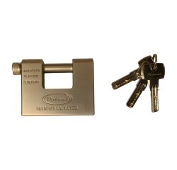 Lucchetto monoblocco - per serrande - acciaio temprato - Metalplus