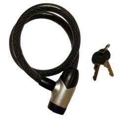 Lucchetto a spirale - a 2 chiavi - Ø 25 x 650 mm - Metalplus