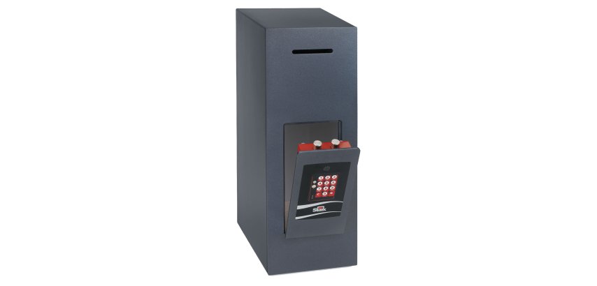 Cassaforte di sicurezza ST670 - per direzioni e reception - 195 x 565 x 300 mm - Metalplus