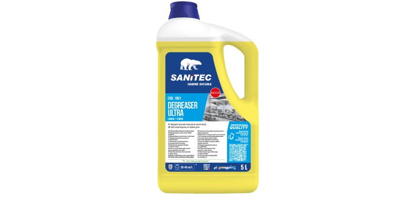 Sgrassatore Degreaser Ultra - 5 L - limone - Sanitec