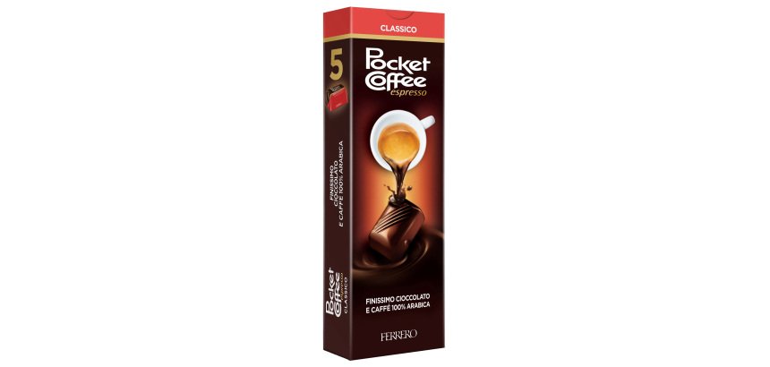 Pocket coffee - gusto cioccolato/caffè - Ferrero - conf. 5 pezzi