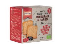 Fette biscottate integrali al farro - 300 gr - Fior di Loto - conf. 36 pezzi