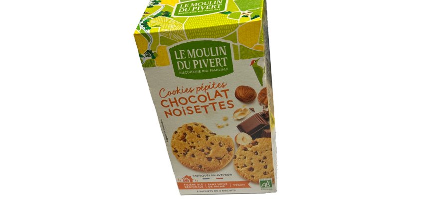 Cookies cioccolato e nocciola - 175 gr - Le moulin du privert