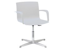 Seduta attesa Melissa MEGP - con braccioli inclusi - bianco - Unisit