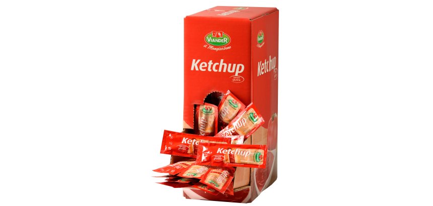 Ketchup in bustina monodose - 15 gr - Viander - conf. 250 pezzi